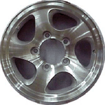 Suzuki X90 wheel ALY72652 silver machined